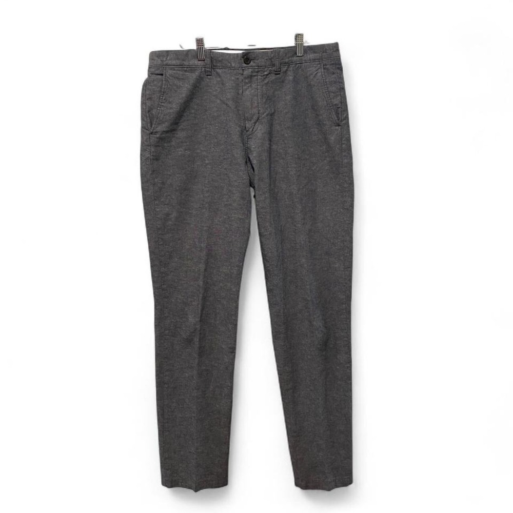 J.Crew Men's Blue Cotton Blend Chino Pants Size W34 L34 Slim Fit Casual Dress